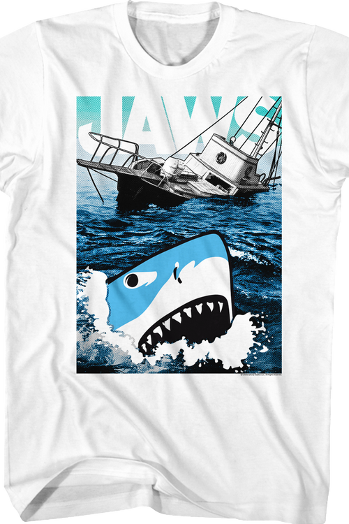Cartoon Shark Jaws T-Shirt