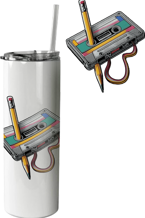 Cassette Tape Rewind Tumbler