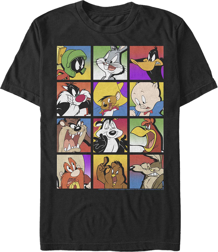 Cast Blocks Looney Tunes T-Shirt