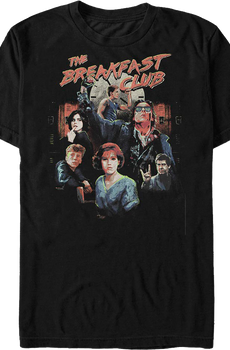 Cast Collage Breakfast Club T-Shirt