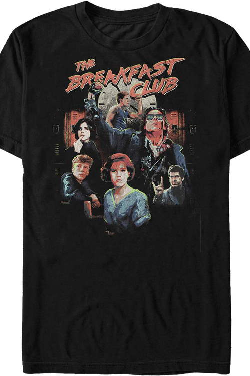 Cast Collage Breakfast Club T-Shirt