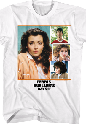 Cast Collage Ferris Bueller's Day Off T-Shirt
