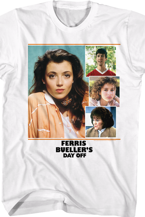 Cast Collage Ferris Bueller's Day Off T-Shirt