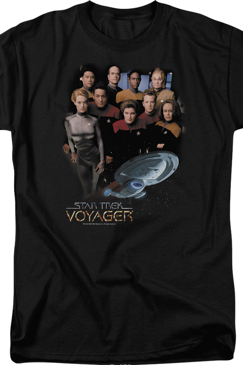 Cast Photo Star Trek Voyager T-Shirt