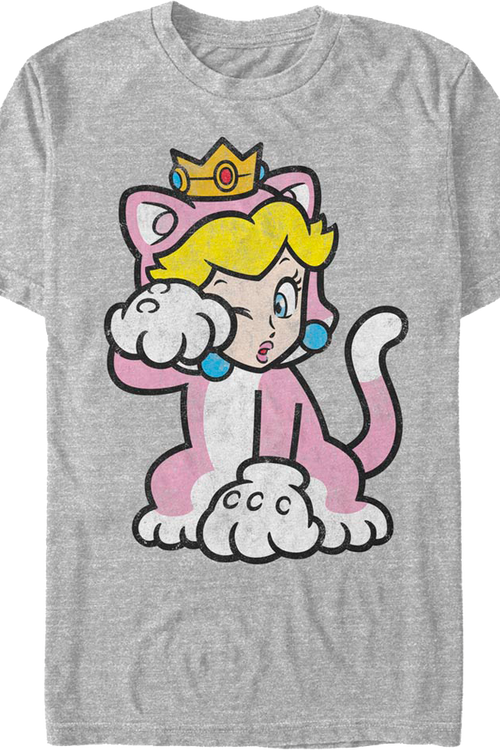 Cat Peach Super Mario Bros. T-Shirt