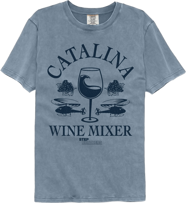 Catalina Wine Mixer Step Brothers Comfort Colors Brand T-Shirt
