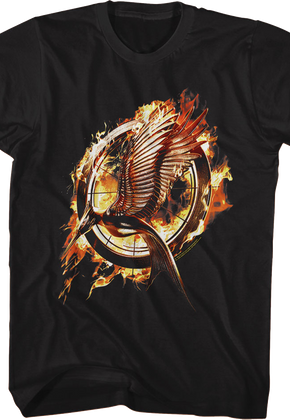 Catching Fire Poster Hunger Games T-Shirt