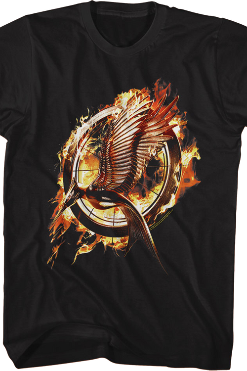 Catching Fire Poster Hunger Games T-Shirt