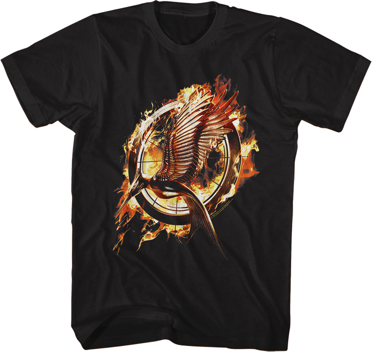 Catching Fire Poster Hunger Games T-Shirt