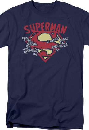 Chain Breaking Logo Superman DC Comics T-Shirt