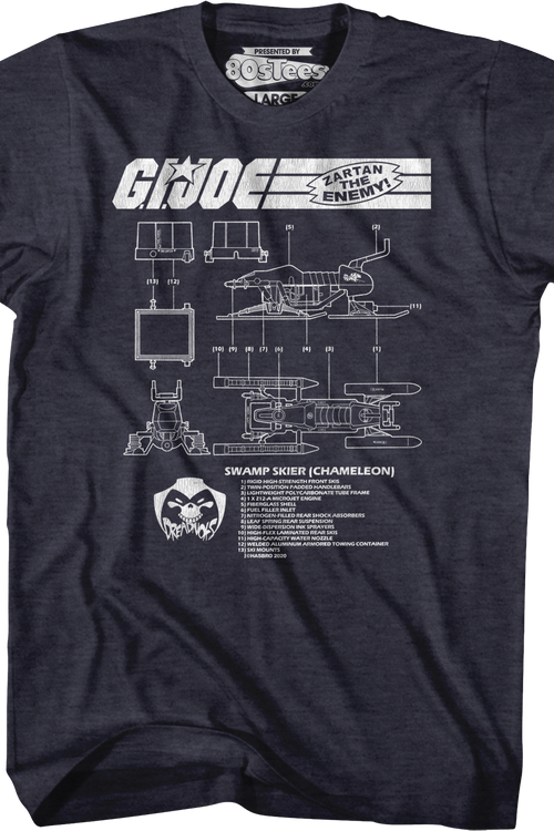 Chameleon Instruction Manual GI Joe T-Shirt