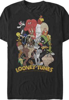 Character Collage Looney Tunes T-Shirt