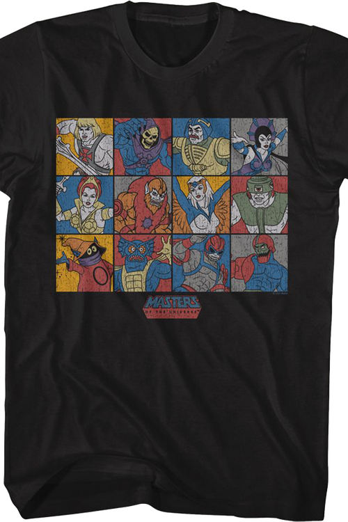 Character Panels Masters of the Universe T-Shirt