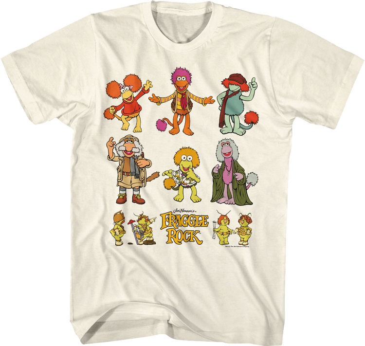 Character Poses Fraggle Rock T-Shirt