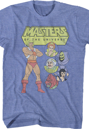 Characters Collage Masters of the Universe T-Shirt