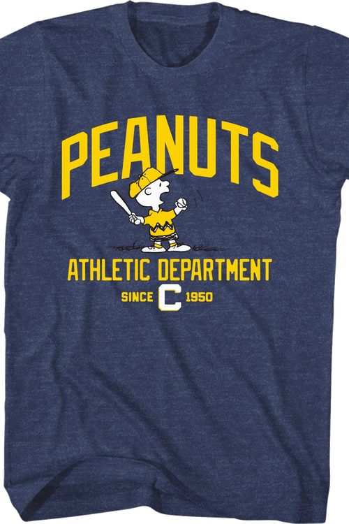 Charlie Brown Peanuts Athletic Department Since 1950 Peanuts T-Shirt