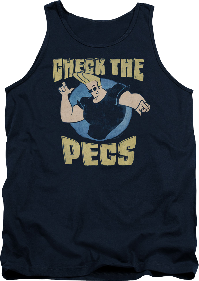Check The Pecs Johnny Bravo Tank Top
