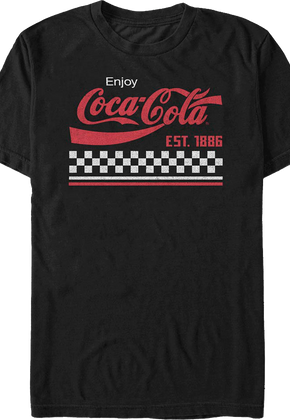 Checker Stripe Coca-Cola T-Shirt