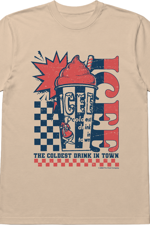 Checkerboard Coldest Drink In Town ICEE T-Shirt