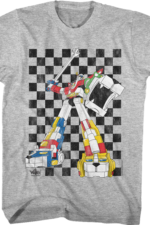 Checkerboard Defender Voltron T-Shirt