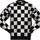 Checkerboard Pattern Knitted Sweater
