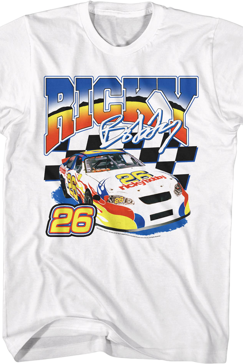 Checkered Flag Talladega Nights The Ballad Of Ricky Bobby T-Shirt