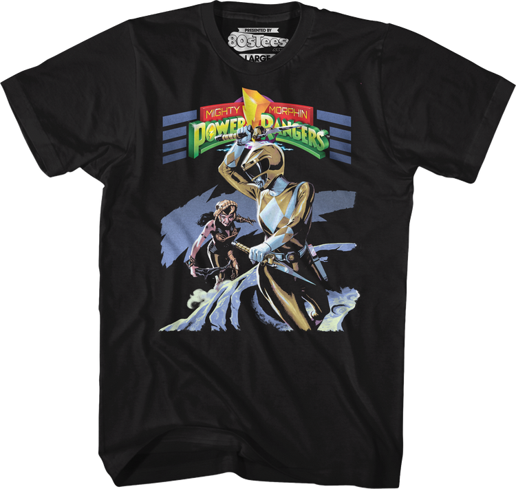 Chee Battle Mighty Morphin Power Rangers T-Shirt