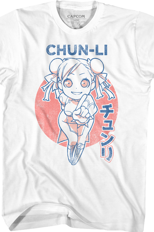 Chibi Chun-Li Street Fighter T-Shirt
