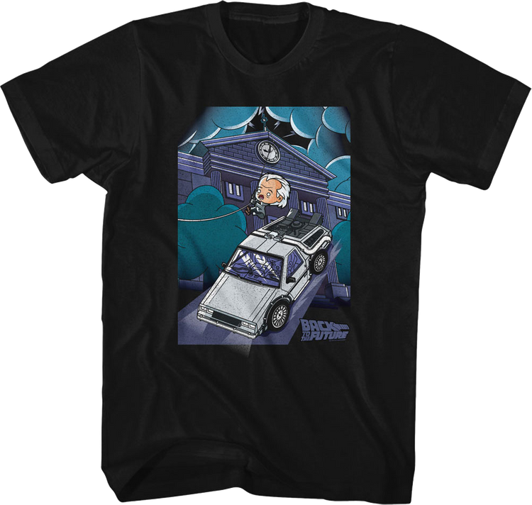 Chibi Doc Brown Back To The Future T-Shirt