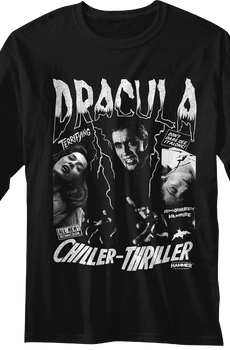 Chiller-Thriller Dracula Hammer Films Long Sleeve Shirt