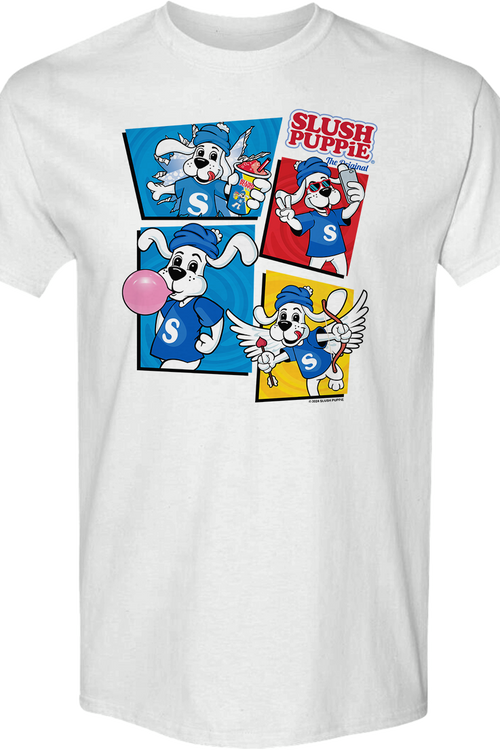 Chilly Dog Collage Slush Puppie T-Shirt
