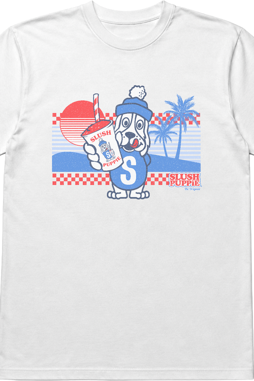Chilly Dog Tropical Pose Slush Puppie T-Shirt