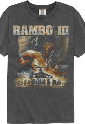 Chopper Poster Rambo 3 Comfort Colors Brand T-Shirt