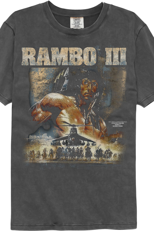 Chopper Poster Rambo 3 Comfort Colors Brand T-Shirt
