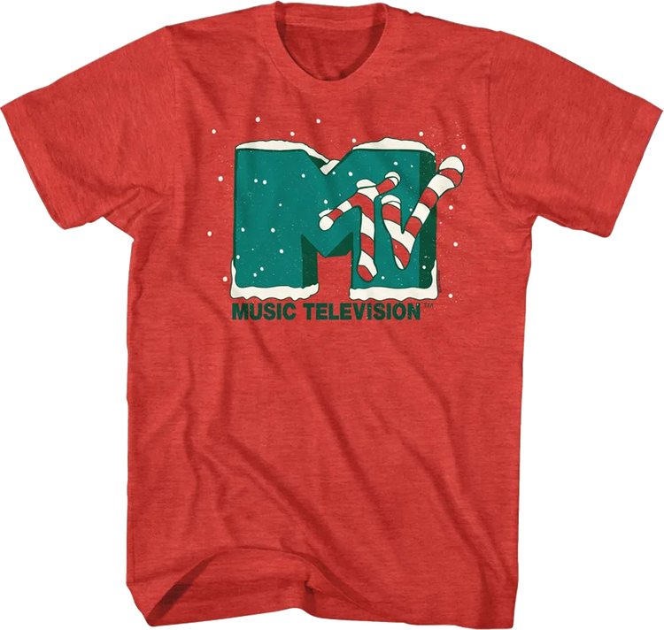 Christmas Snowfall Logo MTV Shirt