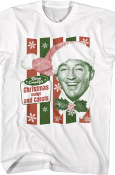 Christmas Songs And Carols Bing Crosby T-Shirt