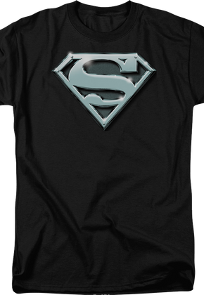 Chrome Logo Superman DC Comics T-Shirt