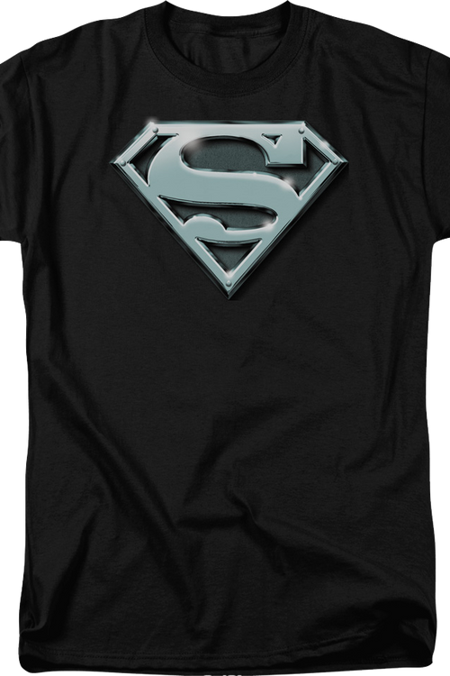 Chrome Logo Superman DC Comics T-Shirt
