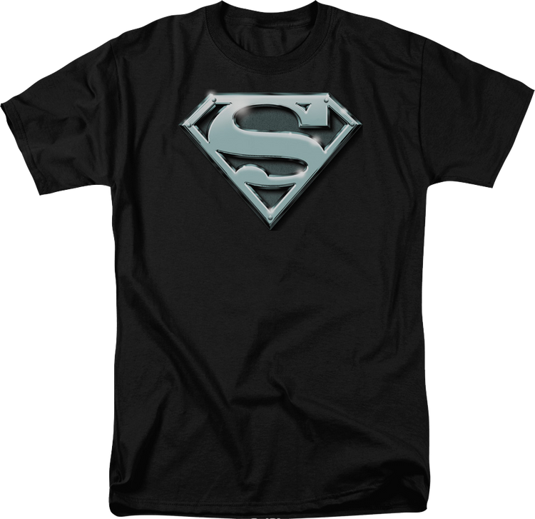 Chrome Logo Superman DC Comics T-Shirt