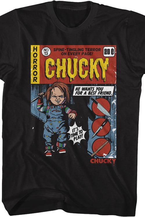Chucky Comic Book Child's Play T-Shirt