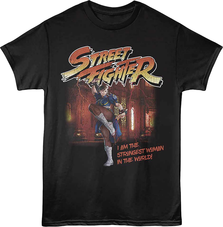 Chun-Li Strongest Woman Street Fighter T-Shirt