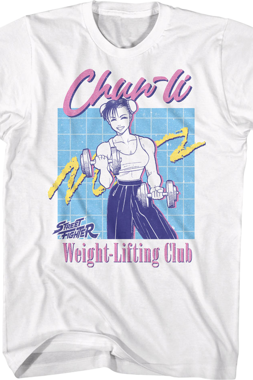 Chun-Li Weight-Lifting Club Street Fighter T-Shirt