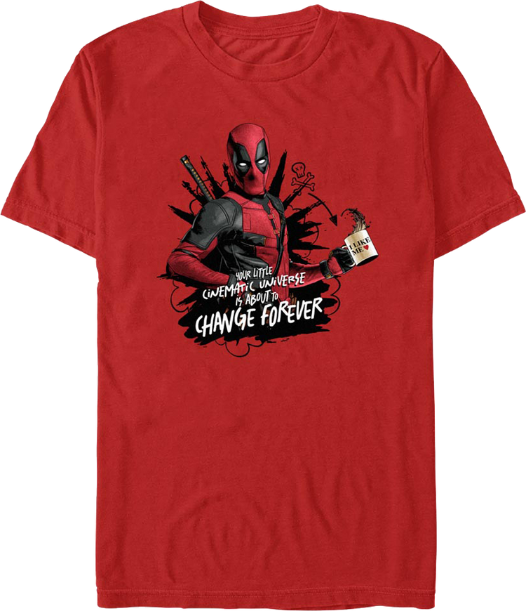 Cinematic Universe Deadpool & Wolverine Marvel Comics T-Shirt