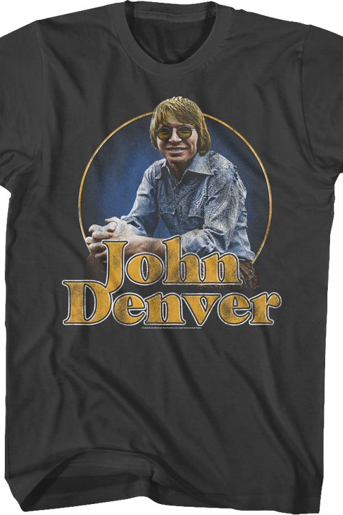 Circle Photo John Denver T-Shirt