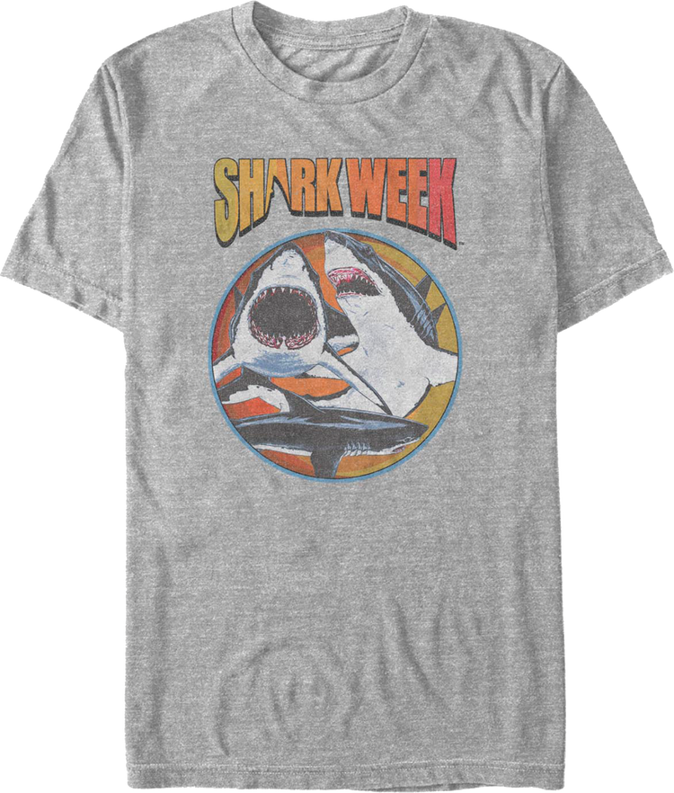 Circling Trio Shark Week T-Shirt