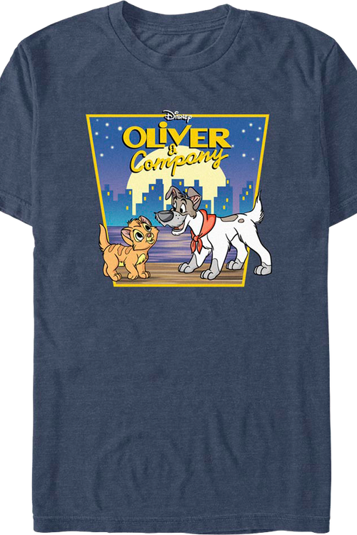 City Skyline Oliver and Company Disney T-Shirt