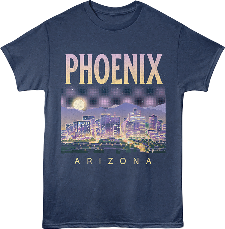 City Skyline Phoenix Arizona T-Shirt