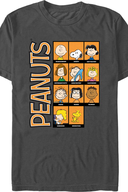 Classic Character Blocks Peanuts T-Shirt