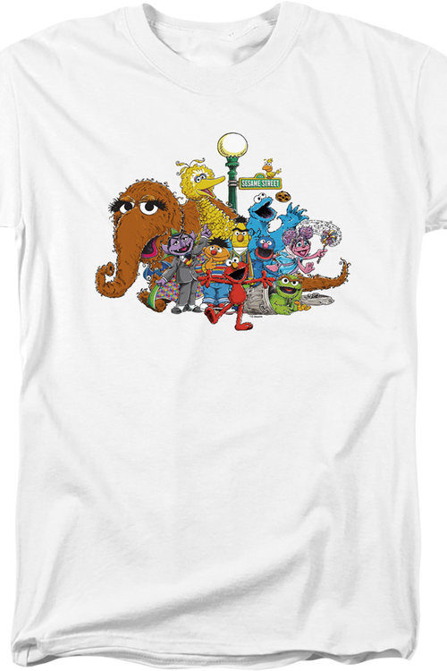 Classic Characters Group Photo Sesame Street T-Shirt