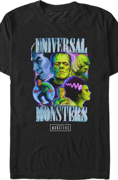 Classic Collage Universal Monsters T-Shirt